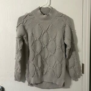 Coco Y Club CYC Heavy Knit Gray Sweater Size Small